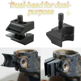 LALOCAPEYO Car Suspension Split Hub Steering Knuckle Spreader, Universal Suspension Strut Split Hub Steering Knuckle Spreader Tool,Strut Spreader Tool,Hub Clamp Removal Tool (1)