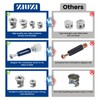 120 Pcs Cam Locks for Furniture, 3-in-1 Furniture Cam Lock