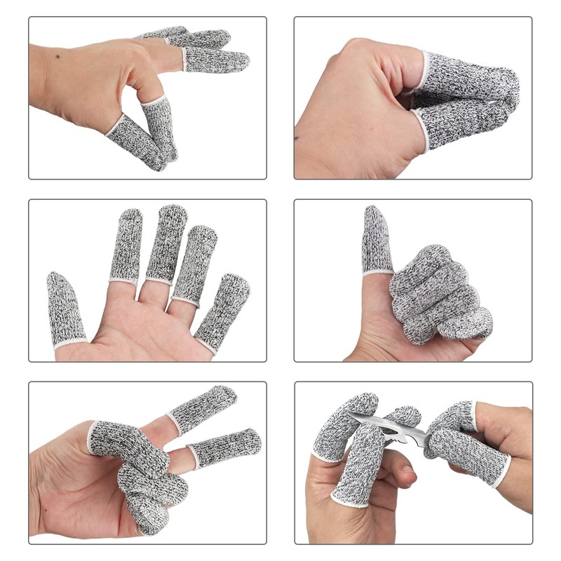 Finger Cots Cut Resistant Protection, XiXiRan Pack of 20 Cut