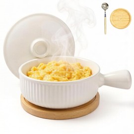 Microwave Egg Cooker BPA-Free Ceramic Material Non-Toxic, Heat-Resistant, And Ideal For Quick Egg Cooking Dishwasher Safe Holds Up To 3 Eggs Includes A Spoon And Heat-Resistant Mat (1, white)