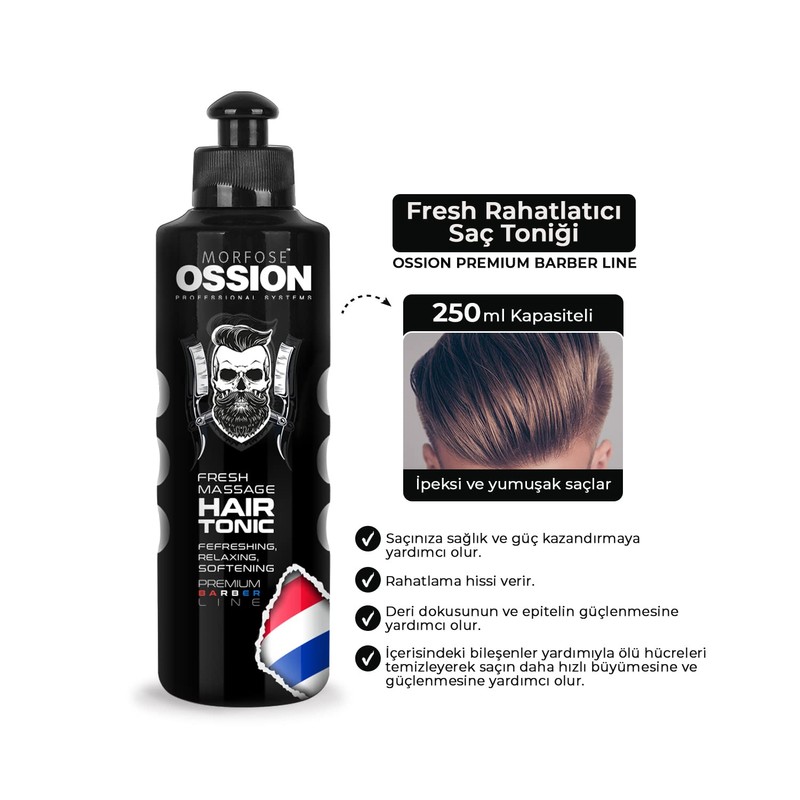 Morfose Ossion Premium Barber Line Hair Tonic 250 ml