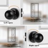 Probrico Round Ball Interior Door Knobs, Passage Door Knobs for