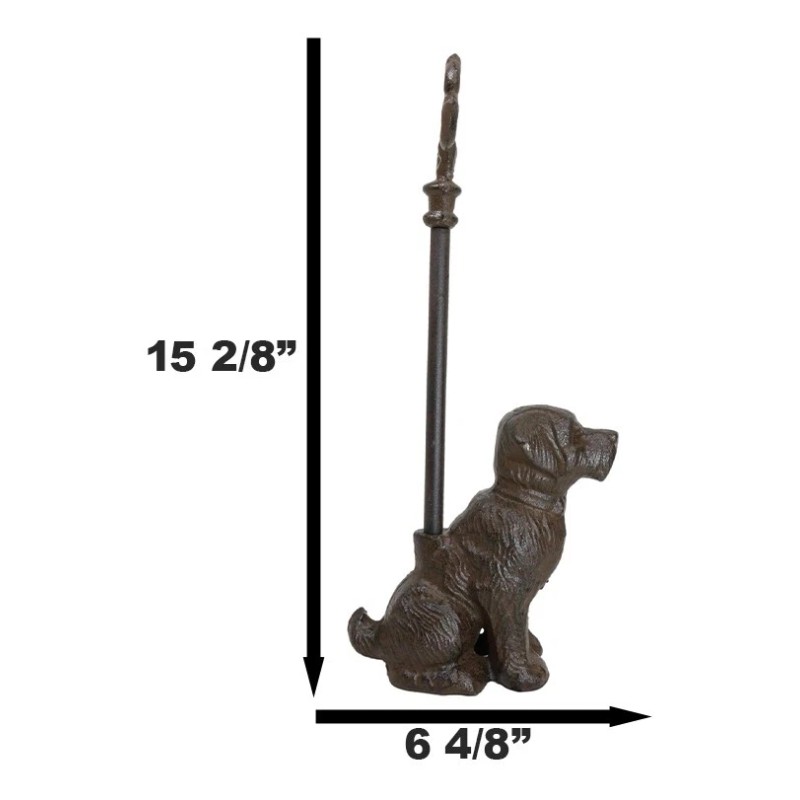 Ebros Gift Rustic Cast Iron Scottish Terrier Puppy Dog Door