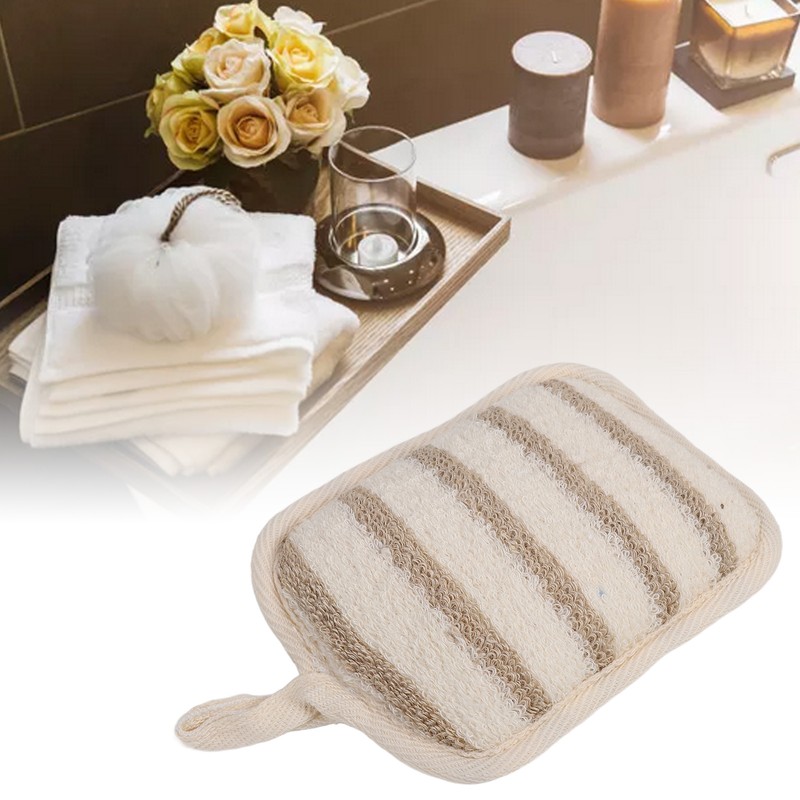 6pcs Exfoliating Sponge Pad Deep Cleaning Double Side Shower Scrubber