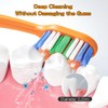 Lonlown Medium Toothbrushes for Adults Whitening Toothbrush with Spiral Tooth