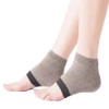 Standard color combination heel crack care half socks brown, 30g, 1 piece, 2 pieces / 스테디얼 배색 뒷꿈치 갈라짐 케어 반양말 브라운, 30g, 1개, 2개입