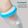 Tideshake - Non-Slip Waterproof Leg Cast Cover for Showering, Reusable