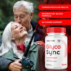 (2 Pack) Glyco Sync Capsules - Glyco Sync Maximum Strength Sugar Support Pills, Natural GlycoSync Once Daily Capsule for Health & Wellness Advanced Cinnamon Extract and Bilberry Formula (120 Capsules)