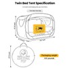ANC POP Bed Tent Twin Bed Canopy Portable Dream Tent