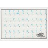 Hebrew Keyboard Stickers Transparent Blue Lettering for All PC Desktop