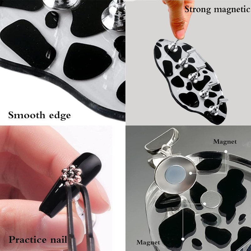 2Set Acrylic Nail Stands - Nail Holder & Display Stand