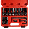 BLACKROBOT 3/8" Drive Swivel Socket Set, 14 Pieces Deep Universal