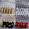 8PCS Money Dollar Nail Art Stickers Metallic Nail Decals 3D