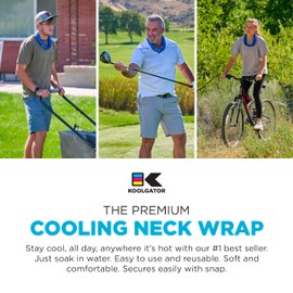 KOOLGATOR De Los Hombres Cooling Neck Wrap Cold Gel Ice Wrap Para Cuello, Cara Y Hombros - Cooling Bandana Para Mujeres, Hombres Y Niños (Talla Única, Marpat/Digital Camo, 5) Paquete De 5 Camuflaje Tipo Ma