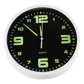 Laroal 8-Inch Wall Clock Living Room Decoration Luminous Clock Modern Small Retro Outdoor Clock Suitable For Kitchen Bedroom Bathroom Living Room Garden