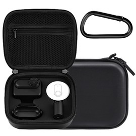 Nokwocy Carrying Case for Insta 360 GO 3S/GO3 Accessories, Insta360 GO 3S/GO3 Thumb Camera Carrying Case Organiser, Mini Protective Storage Clutch Bag for Action Camera & Accessories