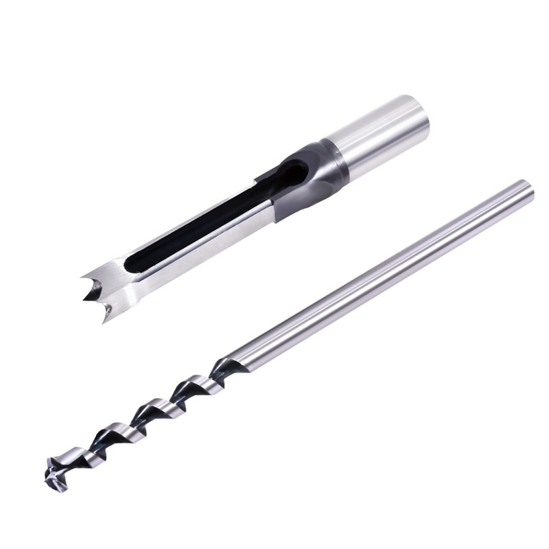 Skweawert Square Hole Drill Bit,1/2 Inch High-Carbon Steel Tools Chisel
