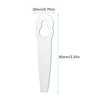 FUNFANG 10Pcs Machine Trimming Blades Replacement Stainless Steel Trimmer Grass