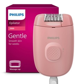 Philips Depiladora Eléctrica Serie 2000 para Mujer Uso en Piernas y Cuerpo