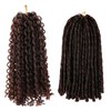 Straight Faux Locs Crochet Hair, 4 Packs Soft Locs Crochet