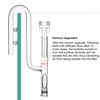 JARDLI Glass Lily Pipe Inflow with Surface Skimmer for Aquarium
