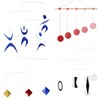 Set of 4X Montessori Mobile, Gobbi Mobile, Munari Mobile, Dancer