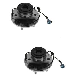 cargtgsb 2 Set of - Wheel Hub and Bearing Assembly Right Passenger Left Driver Front Side with ABS Sensor Truck for Nissan for Armada 5.6L 2008-2012 for Titan 5.6L 2008-2012,Strict QC