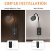 PRINCEWAY LED Wall Mount Reading Light with Remote Control, Touch