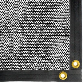 Be Cool Solutions 40% Black Outdoor Sun Shade Canopy: UV Protection Shade Cloth| Lightweight, Easy Setup Mesh Canopy Cover with Grommets| Sturdy, Durable Shade Fabric for Garden, Patio & Porch 12'x16'
