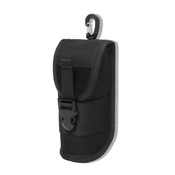 OKKRMGZ Tactical Glasses Case Hard Shell Eyeglass Holder with Clip