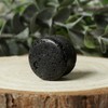 Treuheld® Lava Stone Ear Plug, 9 Sizes, Black, Stainless Steel