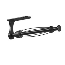 Paper Towel Holder Under Cabinet, One-Handed Tear, Wall Mount, Adhesive, Black, Paper Roll Holder with Ratchet Mechanism for Kitchen Bathroom Farmhouse Essentials Decor Accessories