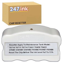 247.ink 04D0 Maintenance Box Chip Resetter (non-oem) Compatible with Epson EcoTank ET-7700, ET7750