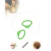 Pottery Wire Tool, Clay Cutting Wire, Green Handle Standard Pottery