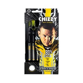 Harrows Dave Chisnall 80% Tungsten Steel Tip Darts (24)