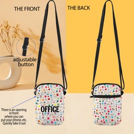 PXTIDY Umhängetasche für Büro, Job, Cowoker, Geschenk, stilvolle Mitarbeiter, Kuriertasche, Büro, Arbeit, Geschenk, beige, Small