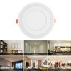 18W LED Flat Panel Lights with Remote Control Dimmable Outside