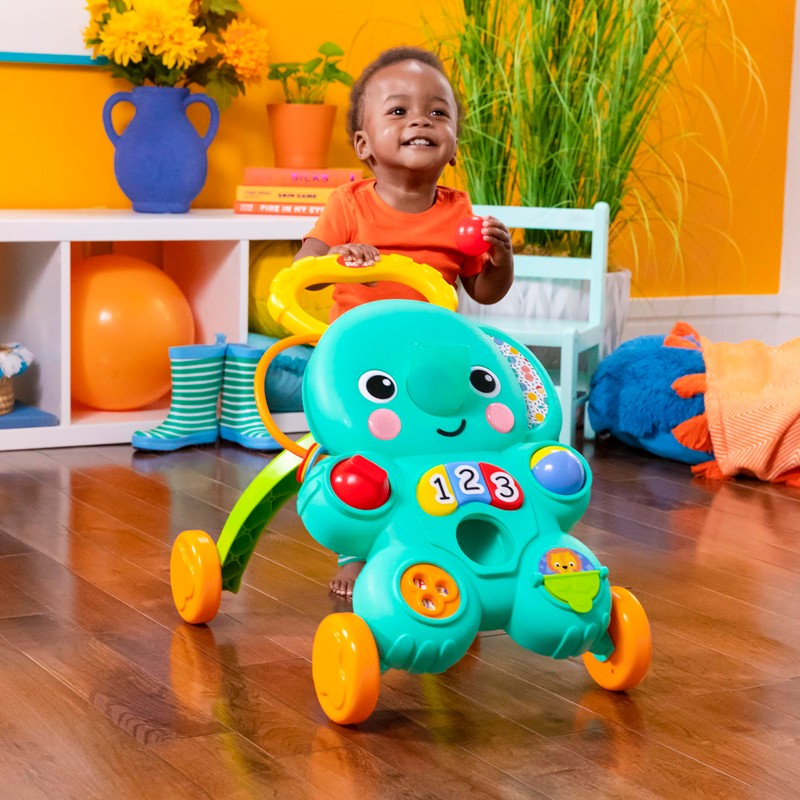 Bright Starts Stroll 'n Roll 2-in-1-Ball Push Walker – Includes