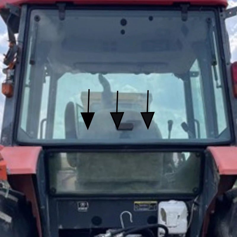 eparts.shop E-3A751-70550 Rear Lower Cab Window for Kubota M105S-CAB, M4900-CAB,M570