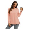 YUCOLEN Women’s Long Sleeve Tunic Fall Tops V Neck Loose