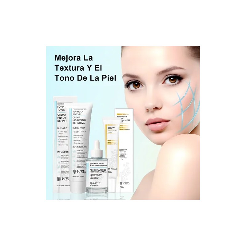 Kit Weud Fórmula Juvenil Sérum + Crema + Contorno,piel Joven