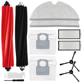 Replacement Accessories Kit Compatible with Roborock Q5 Max+/ Q5 Pro/ Q5 Pro+/ Q5 DuoRoller+/ Q8 Max/ Q8 Max+ Plus Vacuum Robot, Main Brushes, 2 Side Brushes, 2 HEPA Filters,2 Bags,2 Rags,Tools