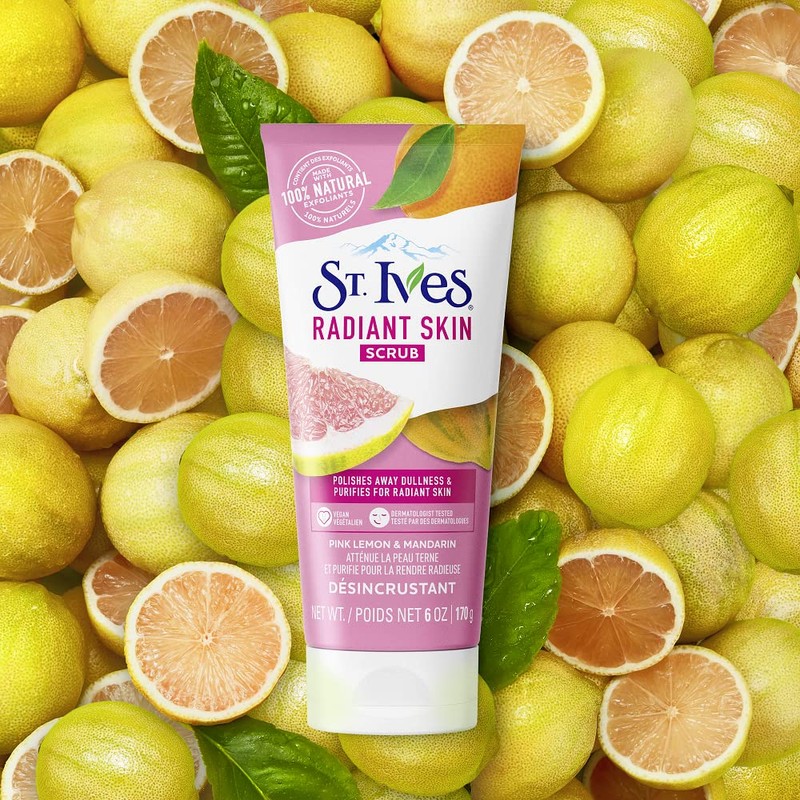 St Ives 150ml Radiant Skin Pink Lemon & Orange Scrub