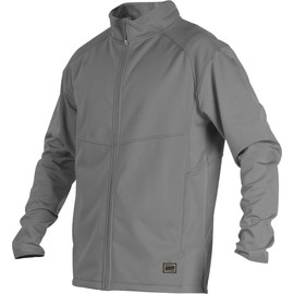 Rawlings Adult Gold Collection Mid-Weight Full-Zip Weather-Resistant Jacket, Gray, Large