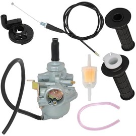 Carburetor with Handle Grip Bar and Throttle Cable Replacement for Honda Z50R CRF50F XR50R Z50 Z50A