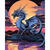 TISHIRON DIY Dragon Painting by Numbers for Adults, Dragon in