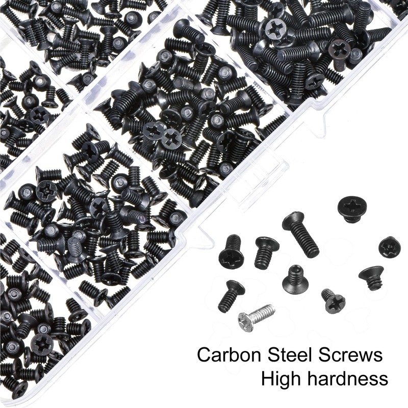 Yenghome 498 Pcs M2 M2.5 M3 Notebook Computer Laptop Screws