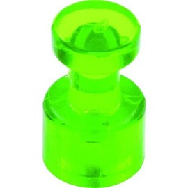 TRUSCO TMPC10-GN Colored Magnetic Pin, Green, Pack of 10