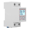 LCD Digital Electricity Meter Single Phase 2 Pin DIN Rail