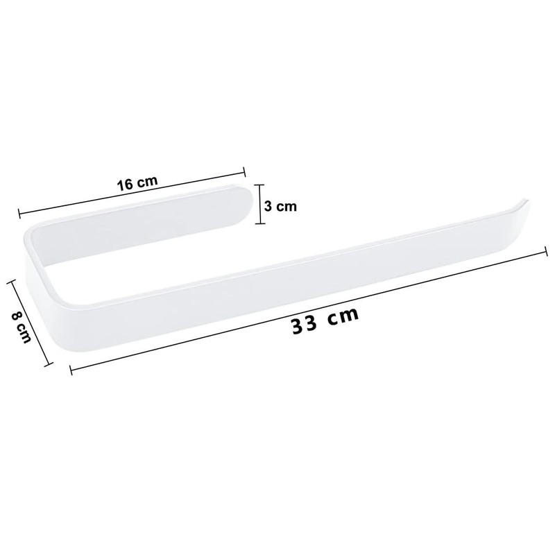 Kitchen Roll Holder, No Drilling, Kitchen Roll Holder, Wall Mounted,